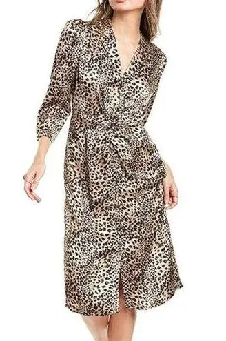 Rebecca Taylor  LYNX HAMMERED SILK DRESS