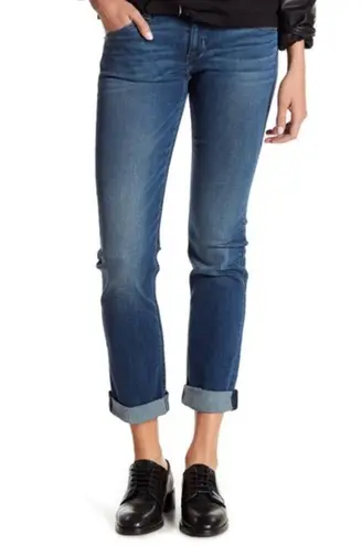 Hudson Bacara Crop Straight Cuffed Jeans