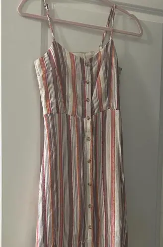 Harper Heritage Striped Maxi Dress xs