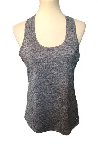 Avia gray space dyed racer back athletic tank top