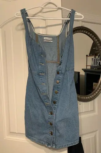 Urban Outfitters  Women's Blue Button down Jean Mini Dress size 6