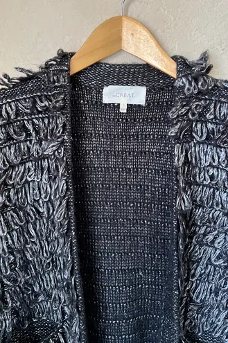 The Great . Metallic Loophole Monster Cardigan