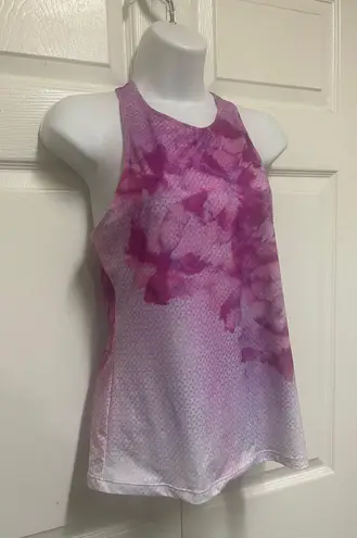 prAna Boost Violet Printed Yoga Tank Top