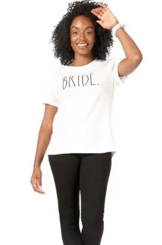 Rae Dunn ππ Bride T-Shirt & Something Blue Scrunchie