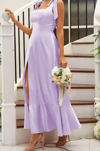 Hebeos Lilac Bridesmaid Dress