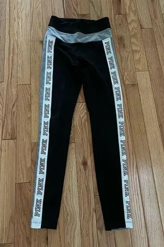 PINK - Victoria's Secret  YOGA Pants Black White Grey Size XS 21x26