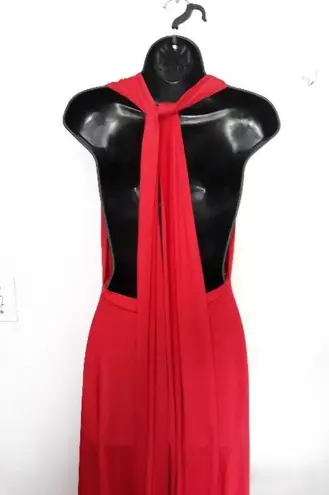 Red backless infinity maxi dress Size undefined