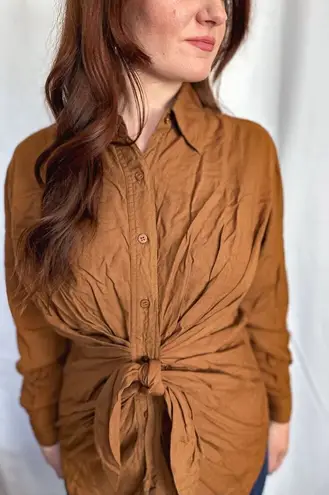 Vintage Mona Lisa Haute Couture Top Orange