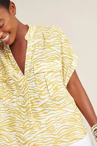 Anthropologie Maeve Amira Utility Shirt