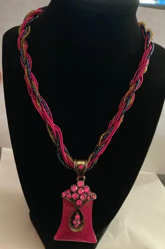 Women’s Bohemian Style Necklaces Red