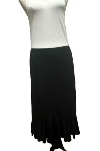 Elementz Elements Black Long Midi dress Size S