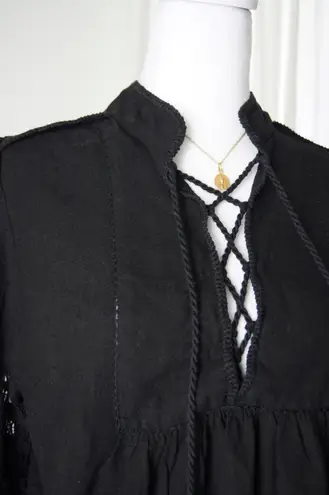 Ulla Johnson 100% Silk Black Mini Dress