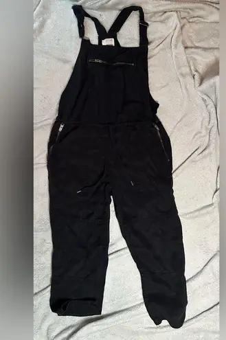 Aritzia Wilfred Free Black Valletta Overalls Size S Excellent Condition $148