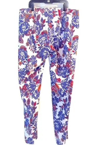 Max Mara EMME by MARELLA Floral Stretch Mid Rise IAMBO Ankle Pants