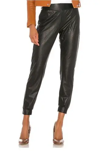 Commando  Faux Leather Jogger Size Small Black NWT Pockets Rocker Band Cocktail