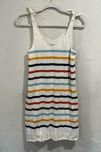 Faherty Florence Dress Toto Multi Stripe Size XS