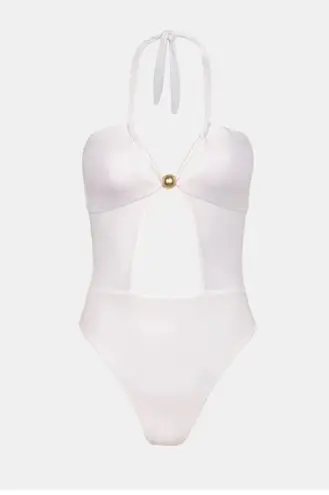 VIX Brenda One Piece, White, Small, $248 White