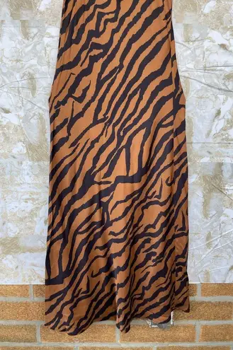 ALLSAINTS animal print slip dress size small