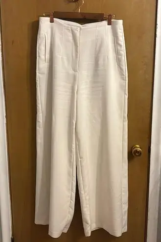Gibson Latimer Lined, winter white, wide leg dress pant