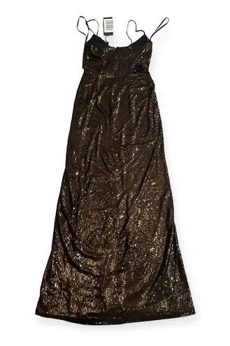 H by Halston NEW HALSTON Chloe Cutout Sequined Tulle Gown Size 4 New w/Tag $595 (Sold Out)