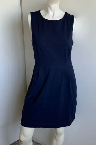 Cynthia Rowley  sheath navy blue knee length medium dress