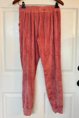 Rachel Parcell Stretch Soft Velour Drawstring Jogger Sweatpants - Small