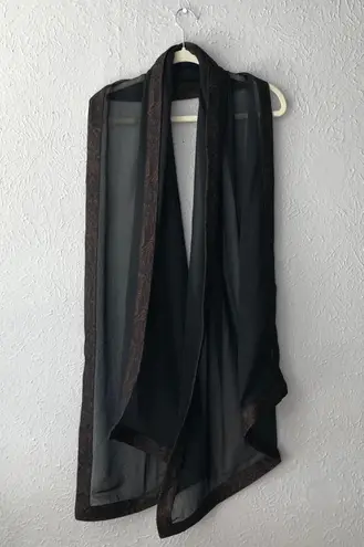 Badgley Mischka Strapless Formal Evening Gown + Matching Jacket/Scarf - Size 2