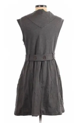 Marc by Marc Jacobs Dress S Knit Cowl Neck Belt Gray Melange - Image 2