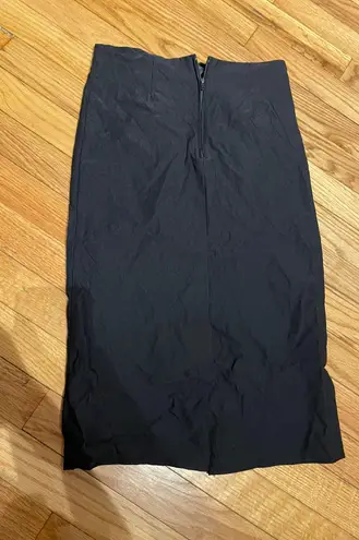 Vintage Y2k pencil fit bodice knee zip stretch