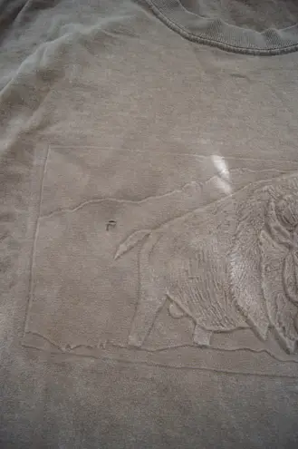 Vintate Bison Granola Vibes Shirt Brown