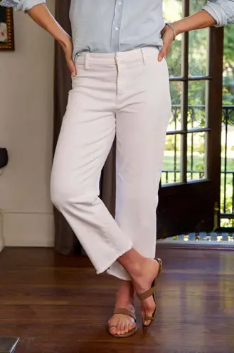 Frank & Eileen Frank & Eileen Kinsale Italian Woven Performance Linen-Blend Pants White Size 6