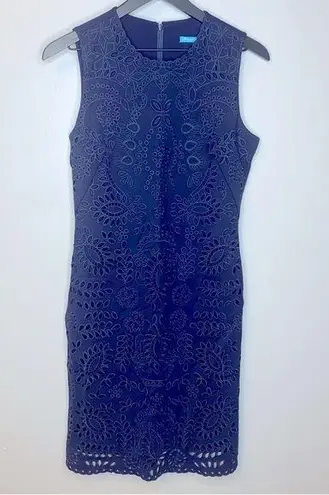 J. McLaughlin Navy Lace Dress Size S