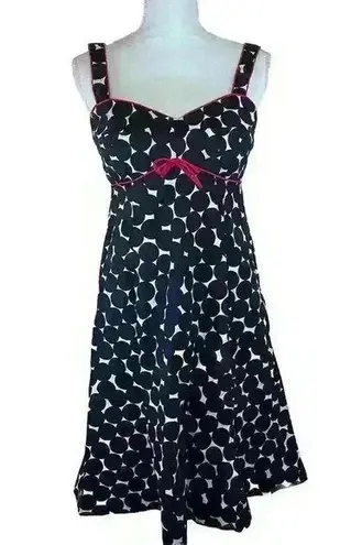 kim rogers Polka Dot Party Dress Sundress Woman’s Size 6