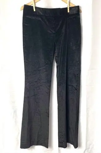 Lafayette 148  Super Soft Velvet Corduroy Pants size 6 Black