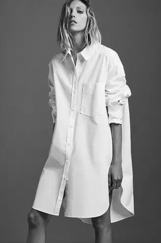 ZARA  Oversized Poplin Shirt