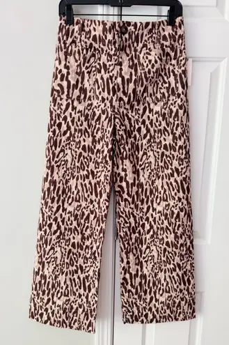 Anthropologie  Maeve The Colette Cropped Wide-Leg Pants, Size 28