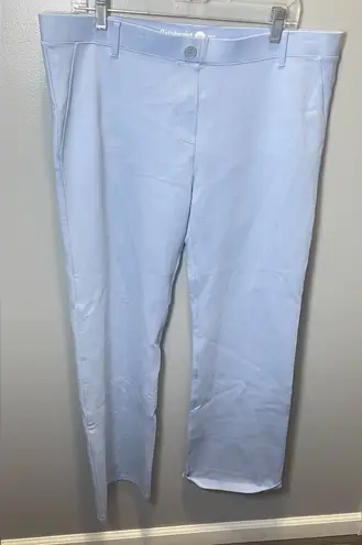 Betabrand Women’s Dress Yoga Pants Boot-Cut Classic W0104-COR Baby Blue 2XL