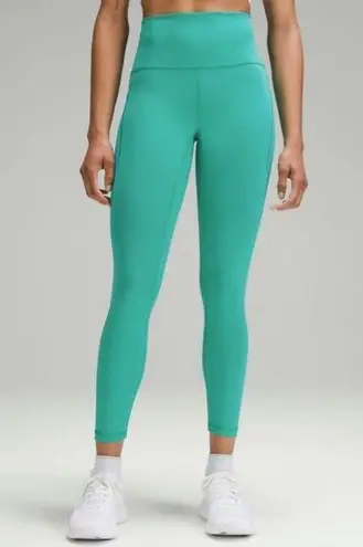 Lululemon  Wunder Train High Rise Tights Kelly Green Leggings with Pockets NWT