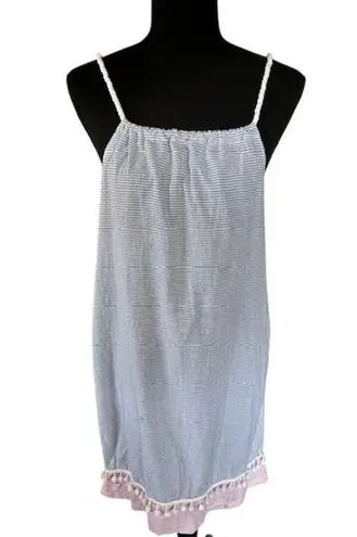 I.M.A Luxury Collection Cotton Sundress – Size 10 – Made in Greece Blue