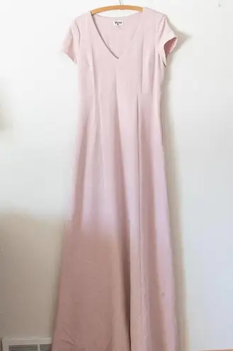 Show Me Your Mumu  Geneva Vintage Rose Stretch Crepe Maxi Bridesmaid Dress Gown