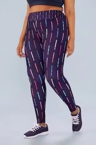 Modcloth  x familiar...yet different Make a Rainbow Dash Leggings plus size 5XL - Image 1