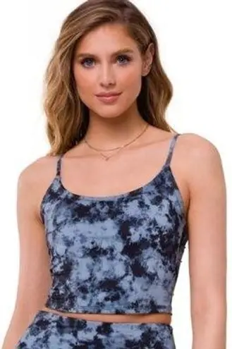 Onzie ππ Belle Cami Crop Top ~ Moonstone Acid Wash Tie-Dye S/M NWT