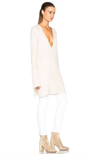Helmut Lang  wool and cashmere Tunic sweater in tusk (beige) size S small - Image 12
