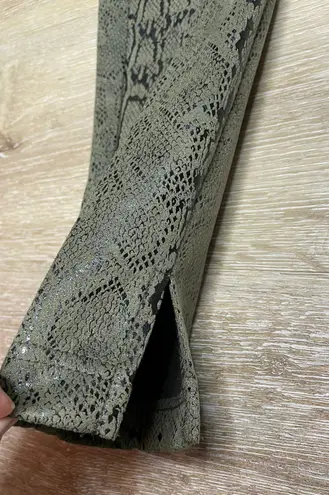 Zac and Rachel Womens Snake Print Pull On Pants Size Small