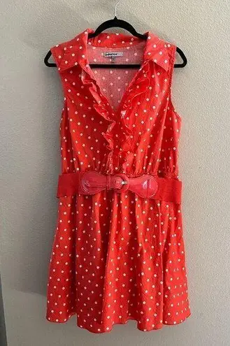 Bailey blue  Polka Dot Orange Dress  Size 2X‎