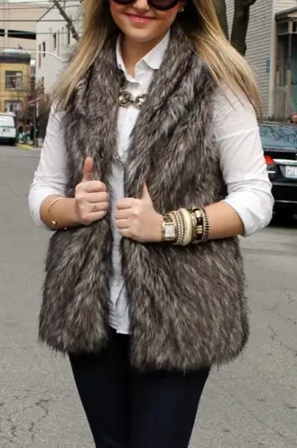 Steve Madden Fur Vest  thumbnail 1