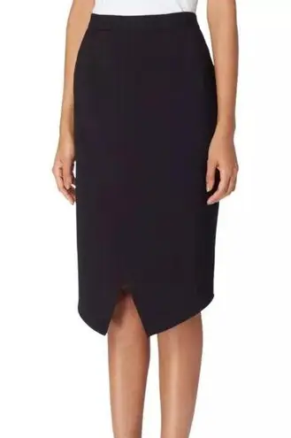 Tahari Black Pencil Above the Knee Mini Skirt Size 6 NWT Perfect for Work Office
