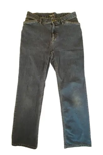 J Jill Jeans Denim Womens Fit Straight Leg 8 Petite Medium Wash Mid Rise Preppy Blue Size 8P