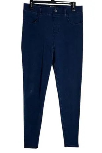 Betabrand Blue Jeggings Slim Fit Stretch yoga pants denim Size M