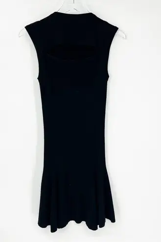 ALLSAINTS Knitted Bodycon Mini Dress M Black
